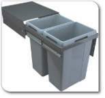 Picture of 30 Ltr two bucket pull out waste bin